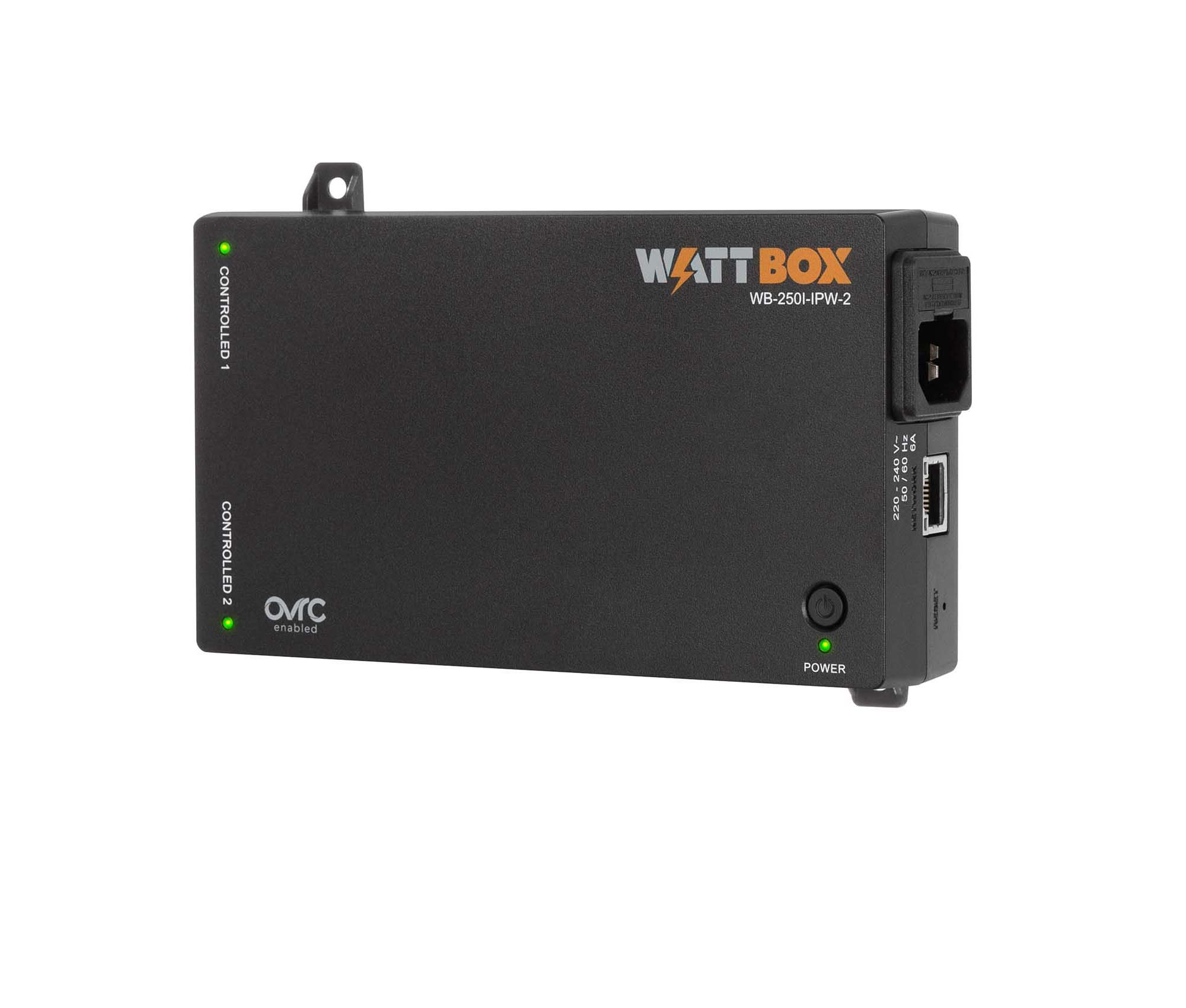 WattBox® 250I Series Wi-Fi Power Controller | 2 Individually Controlled Outlets (Wi-Fi or Wired) WB-250I-IPW-2