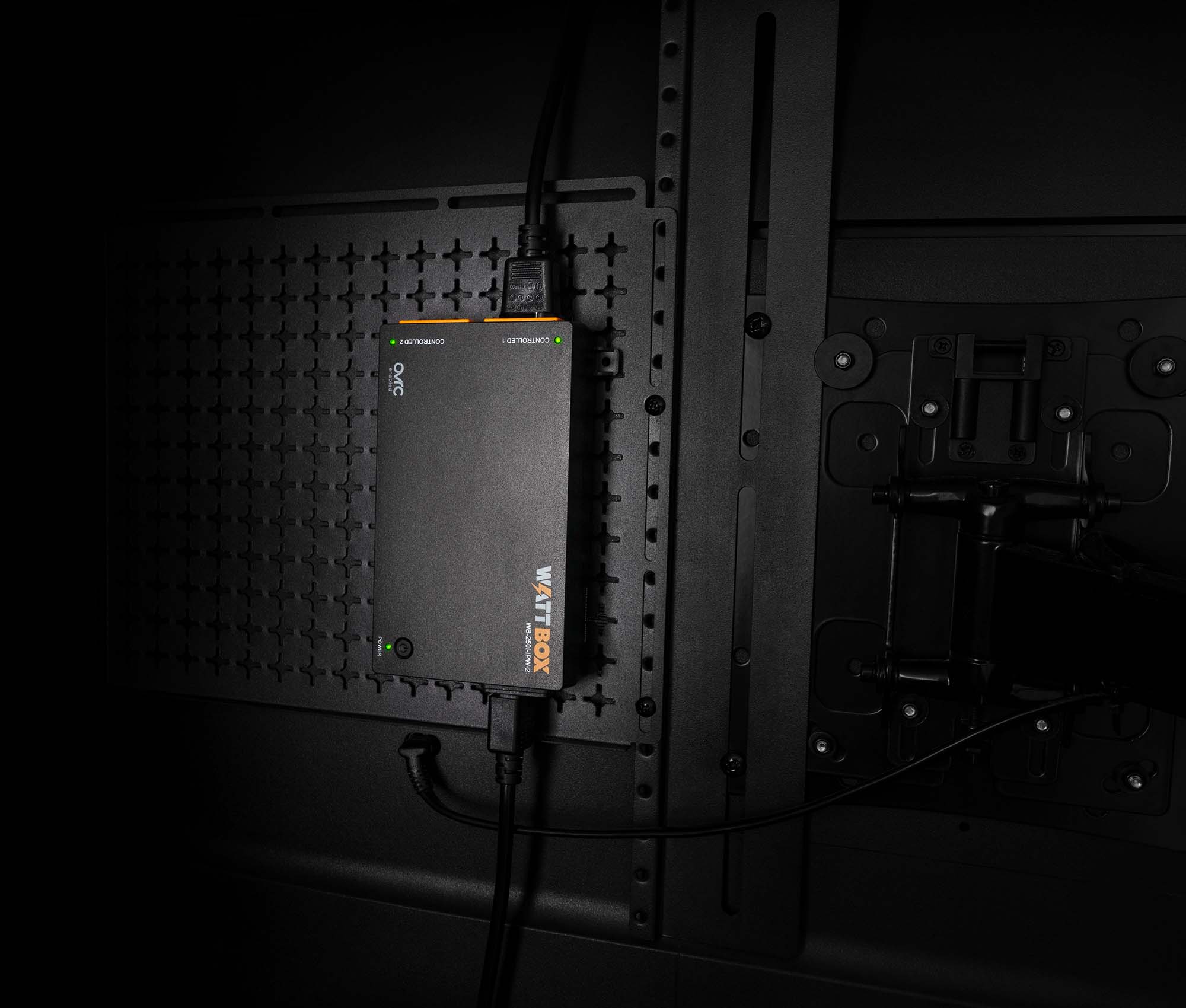 WattBox® 250I Series Wi-Fi Power Controller | 2 Individually Controlled Outlets (Wi-Fi or Wired) WB-250I-IPW-2