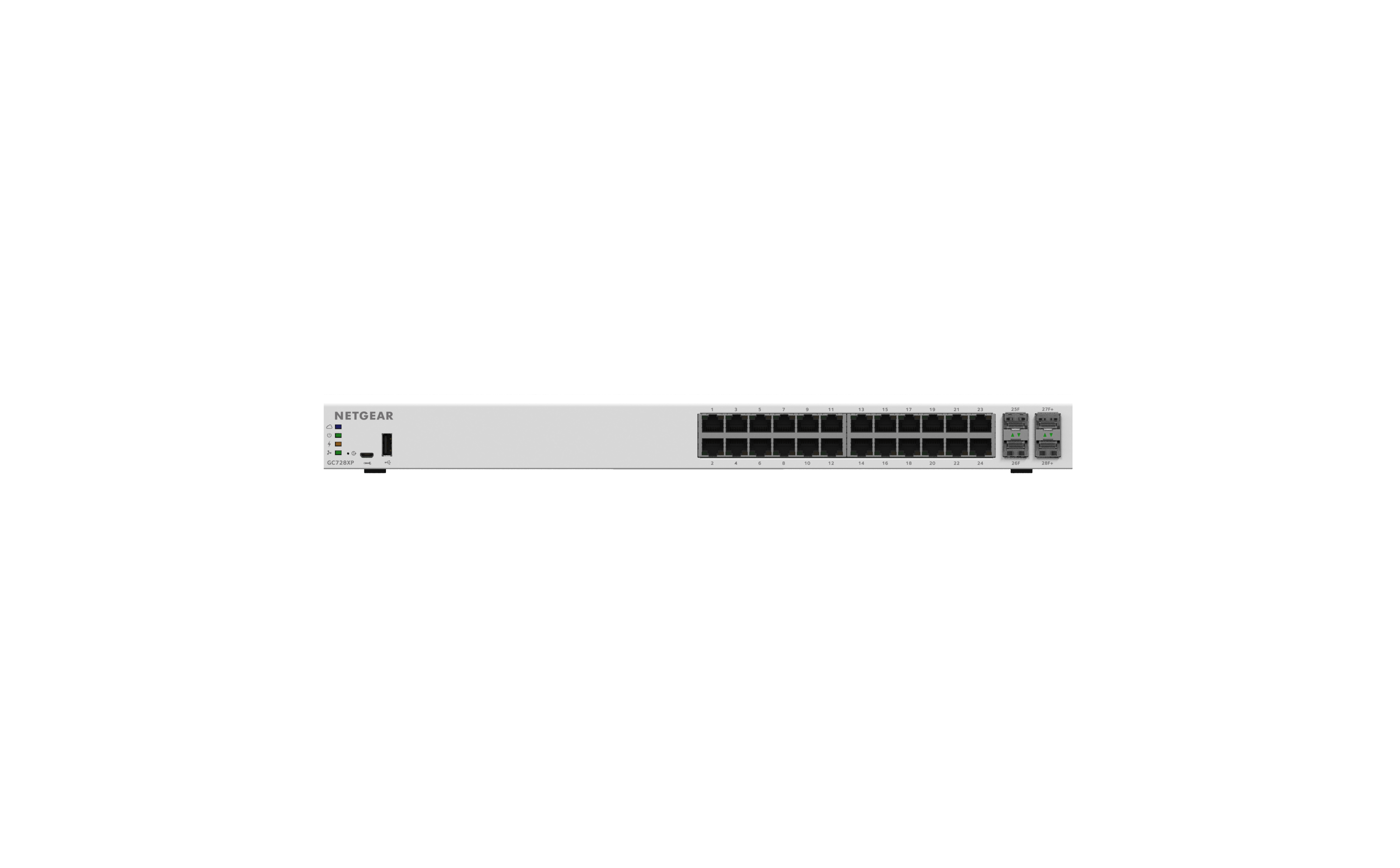 Insight Managed 24-Port Gigabit PoE+ (390W) Smart Cloud Switch with 2 SFP and 2 SFP+ Fiber Ports