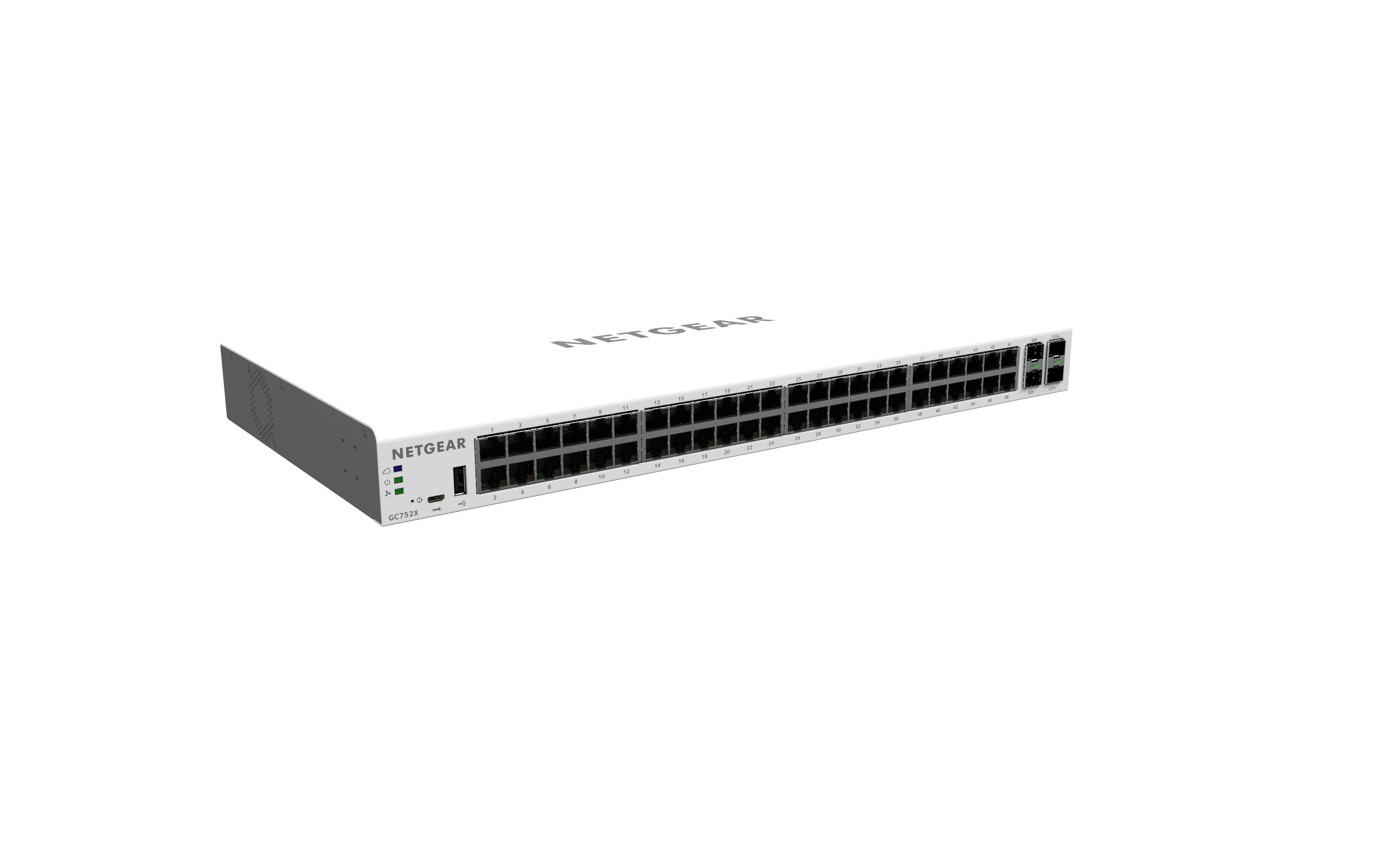 Insight Managed 48-Port Gigabit Smart Cloud Switch with 2 SFP and 2 SFP+ Fiber Ports