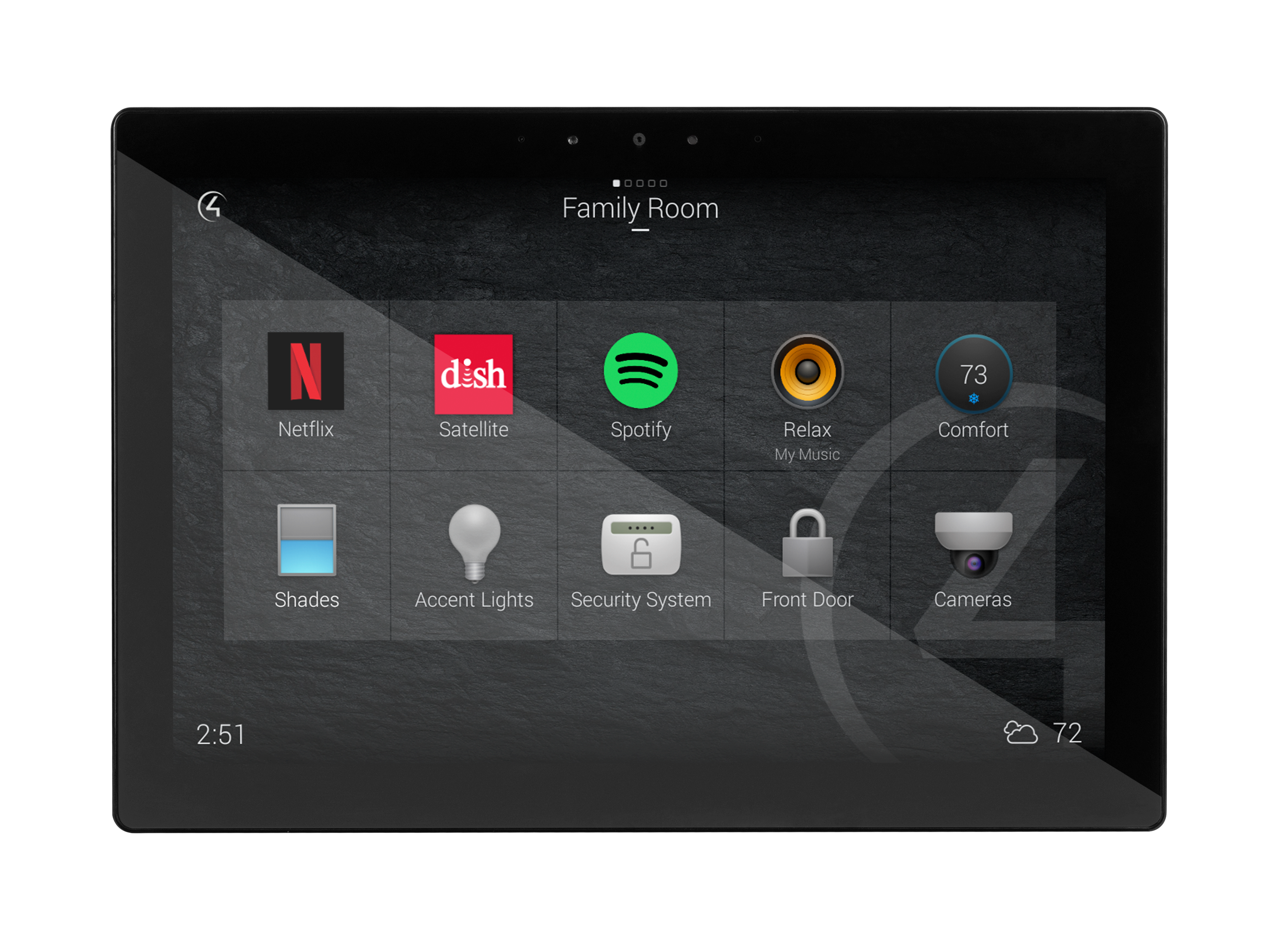 T4 Series 10” In-Wall Touchscreen