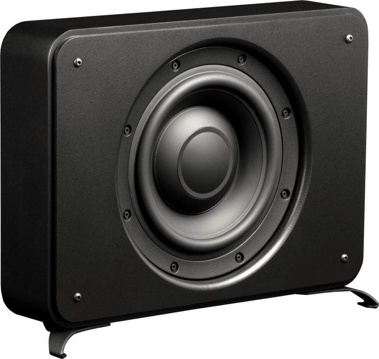 2 InRoom Bronze SlimSubs with RackAmp 300 (two 8-ohm woofer enclosures painted finish)