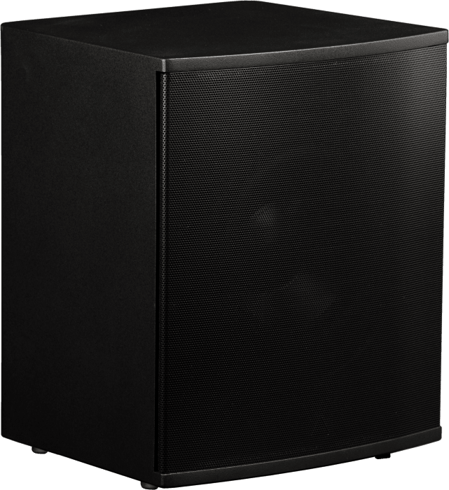 2 InRoom Mini Subs with RackAmp 700 DSP (two 8-ohm woofer enclosures painted finish)