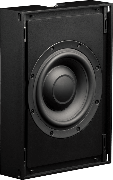 InWall Bronze/4 SlimSub with RackAmp 300 (4-ohm woofer enclosure)