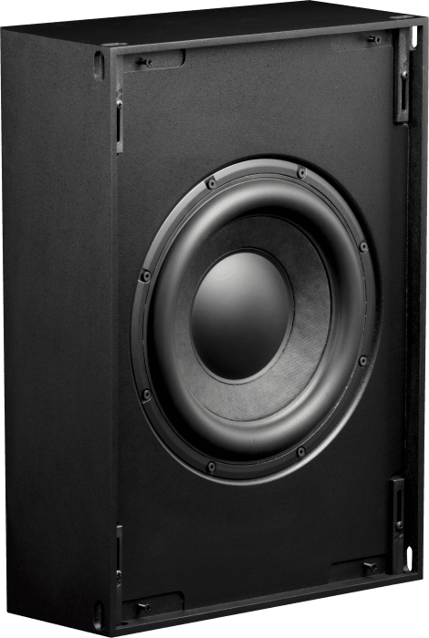 2 InWall Bronze/6 Sub with RackAmp 700 DSP (two 8-ohm woofer enclosures)