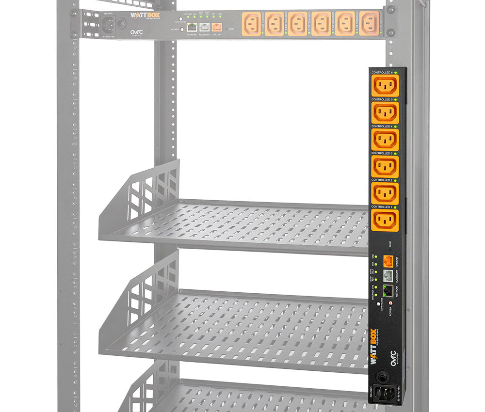 WattBox® 800I Series IP Surge Protector | 6 Individually Controlled & Metered Outlets WB-800I-IPVM-6