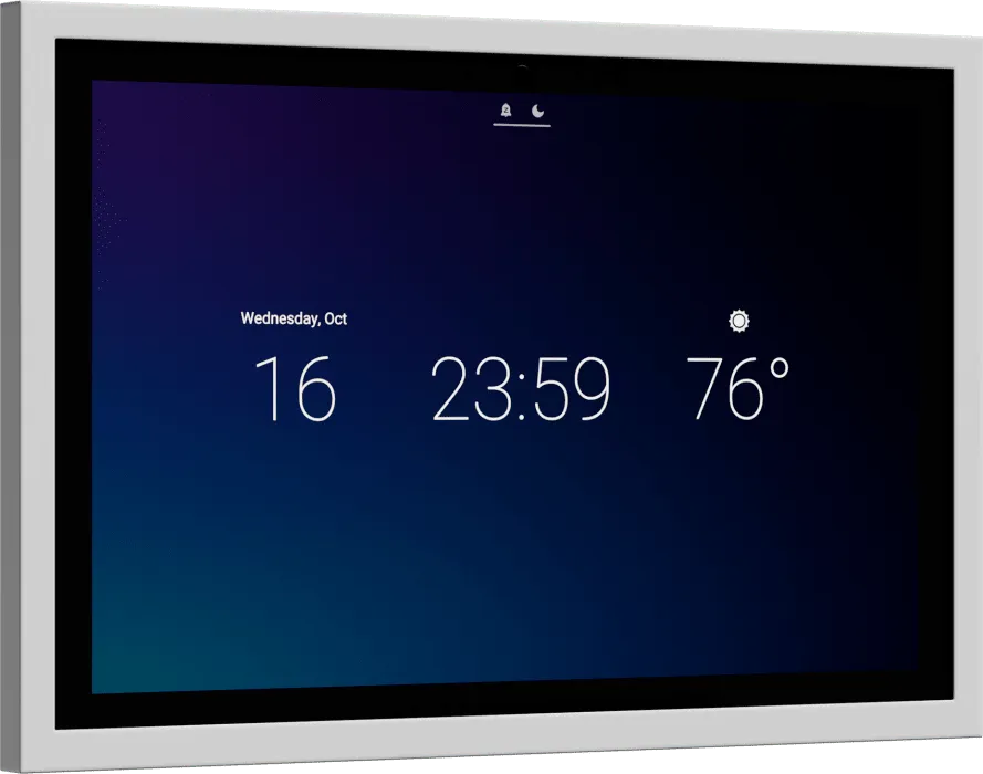 Control4 T5 Series 8" In-Wall Touchscreen White C4-T5IW8-WH