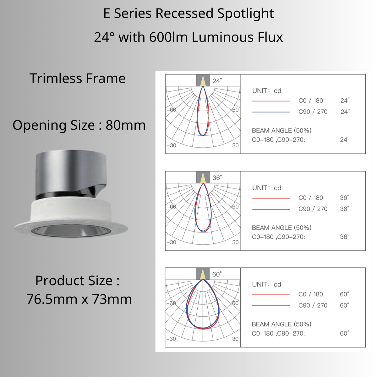 E Series Recessed Spotlight - LINKO SMART TECHNOLOGY LIMITED