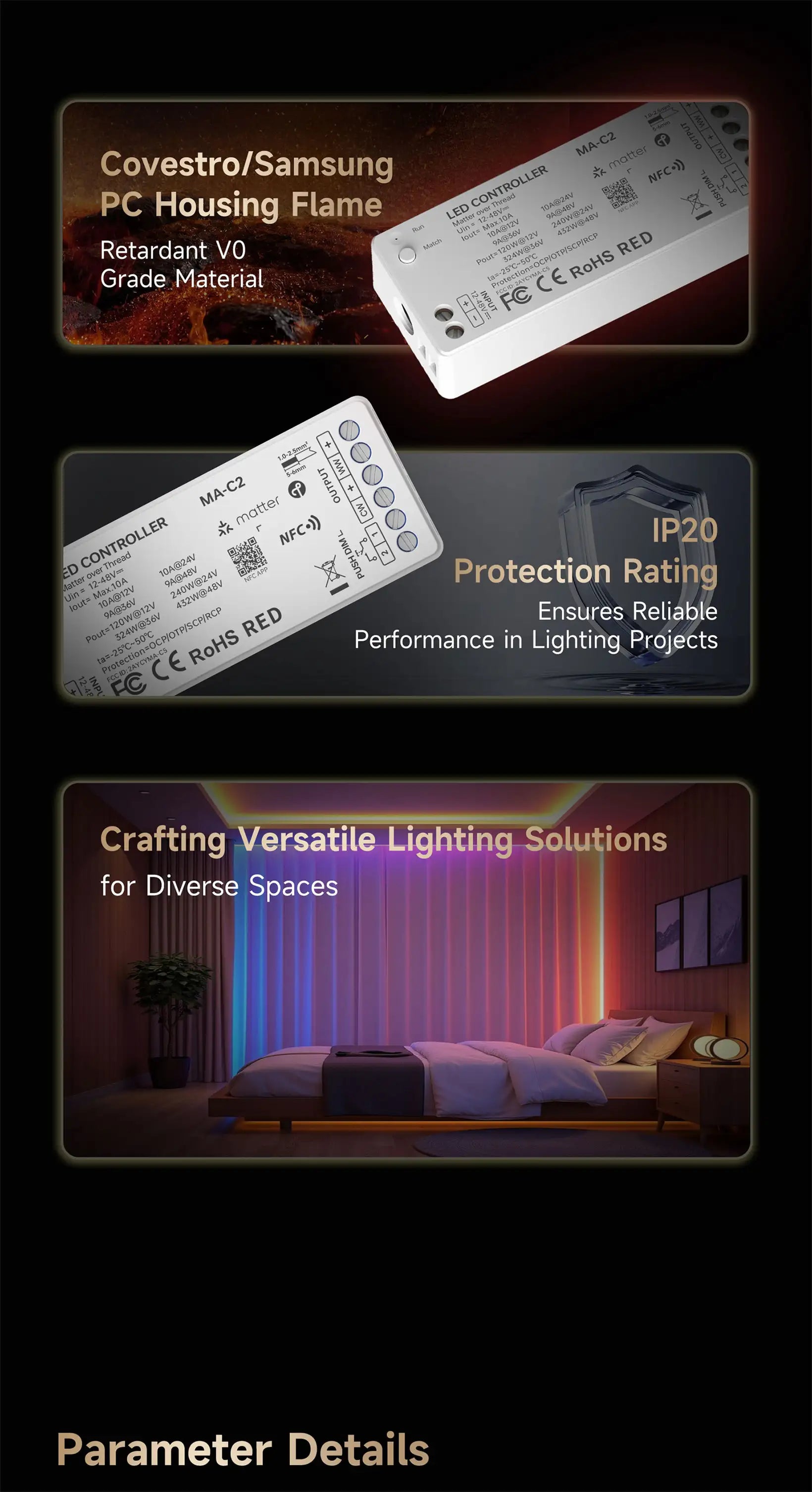 LTECH MA-C1 NFC Programmable Matter LED Controller