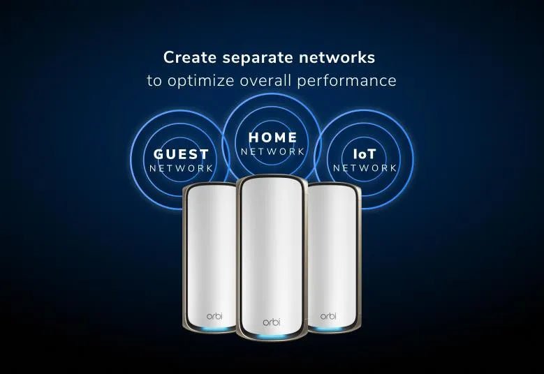 NETGEAR Orbi 970 四頻 BE27000 Mesh WiFi 7 系統 (3件裝) - LINKO SMART TECHNOLOGY LIMITED