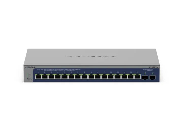 NETGEAR XS516TM 16埠 10G/Multi-Gig 智能網管交換機