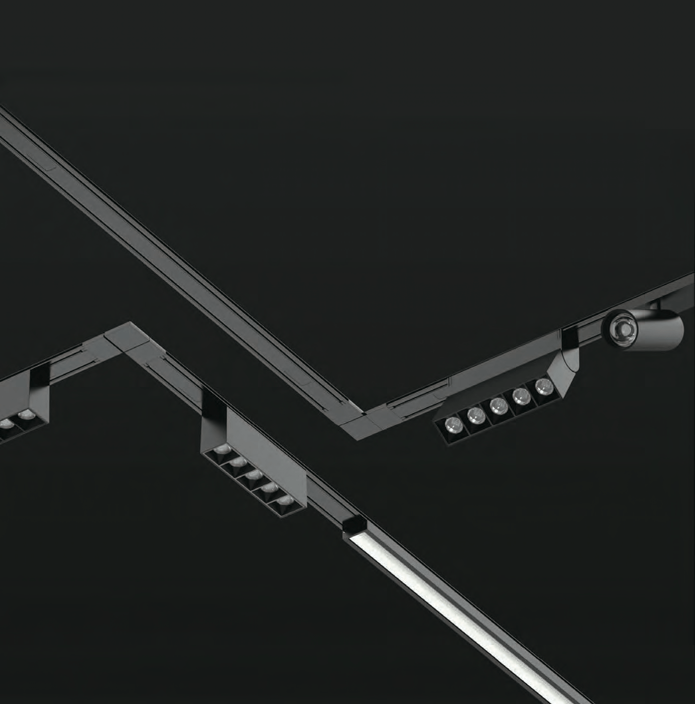 P Series Sureface Mounted Magnetic Track Light - LINKO SMART TECHNOLOGY LIMITED