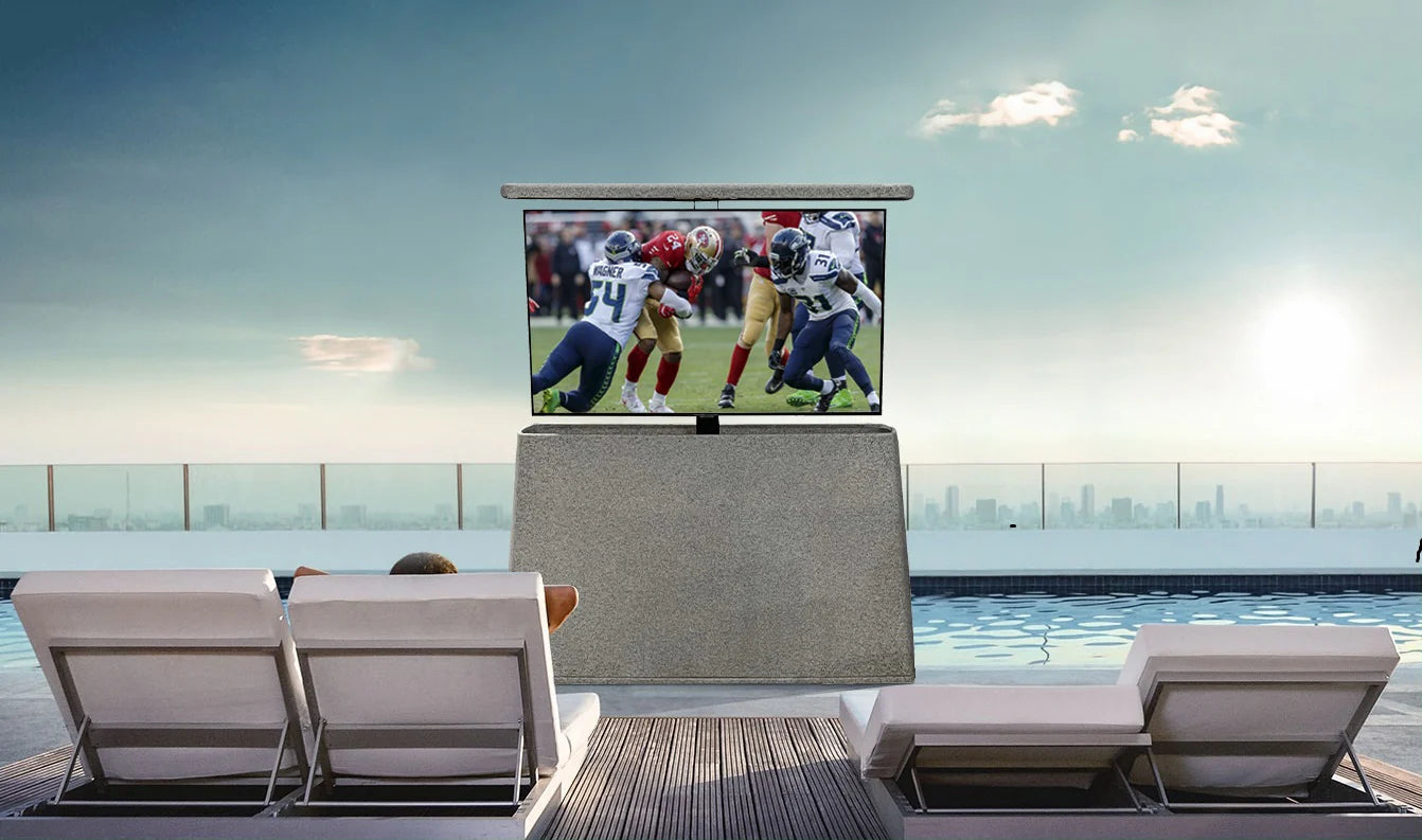 Outdoor TV Cabinet - With built-in Remote Control TV Lift