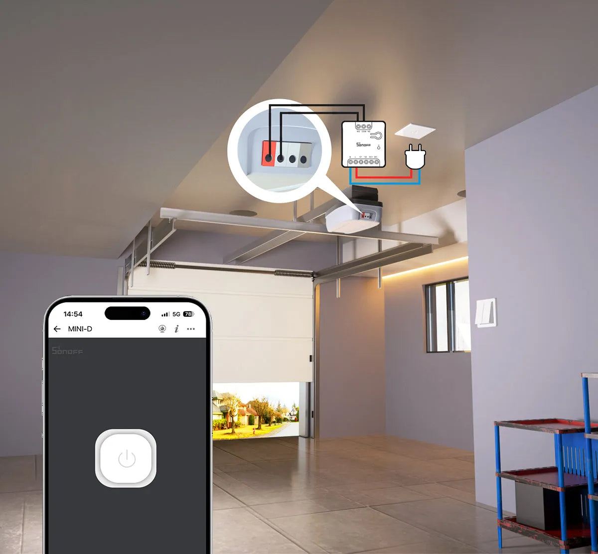 SONOFF MINI Dry Wi-Fi Smart Switch MINI-D