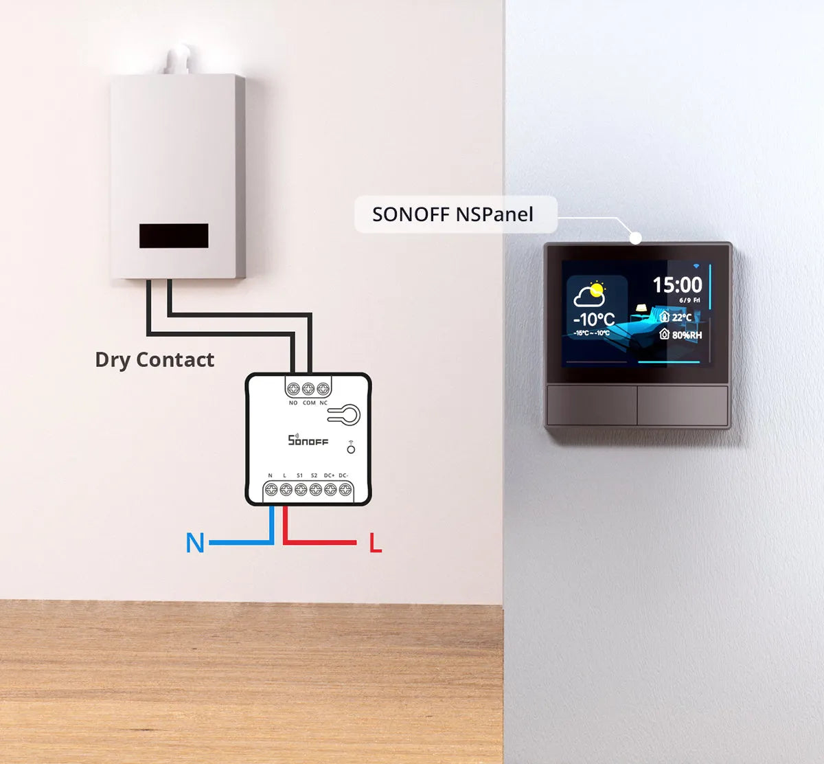 SONOFF MINI Dry Wi-Fi Smart Switch MINI-D