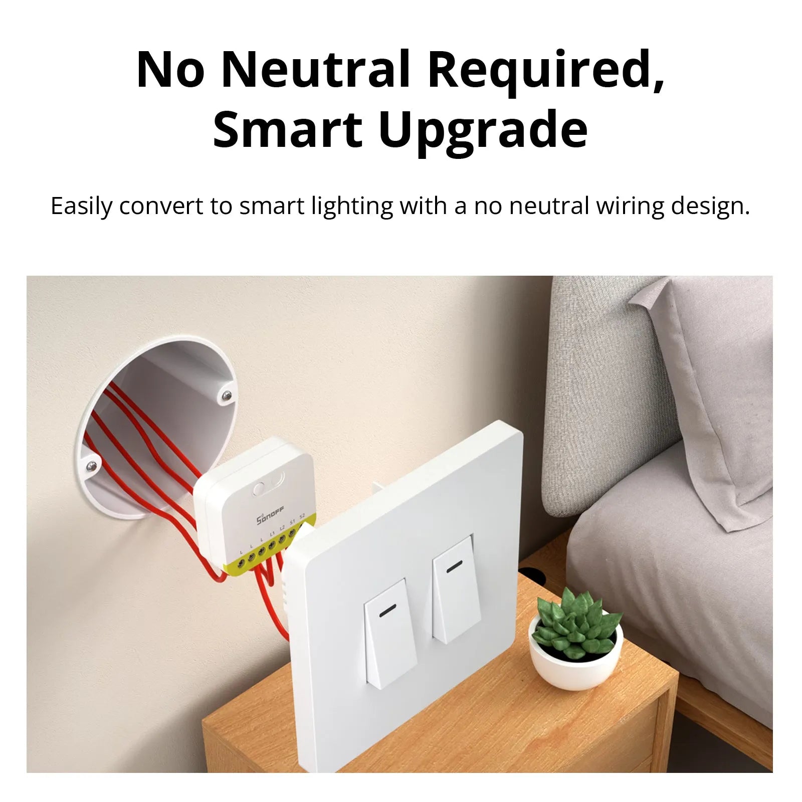 SONOFF MINI DUO-L 2-Gang Zigbee Smart Switch MINI-ZB2GS-L