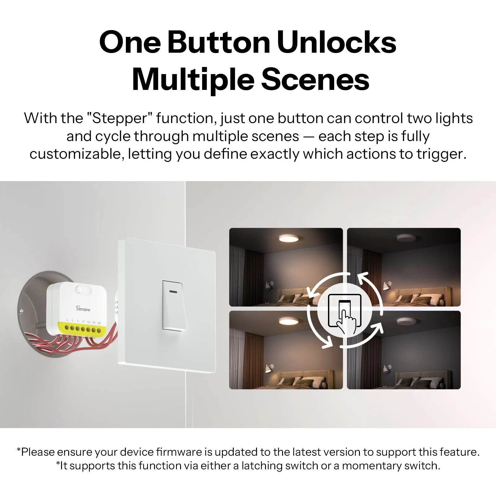 SONOFF MINI DUO-L 2-Gang Zigbee Smart Switch MINI-ZB2GS-L
