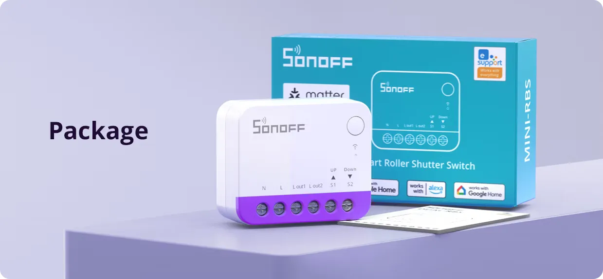 SONOFF Smart Roller Shutter Switch MINI-RBS