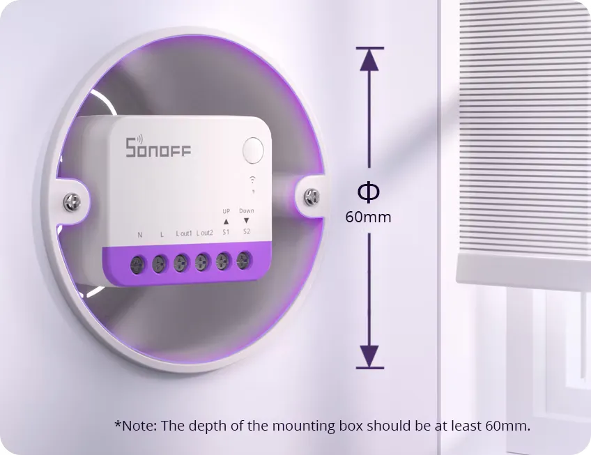 SONOFF Smart Roller Shutter Switch MINI-RBS