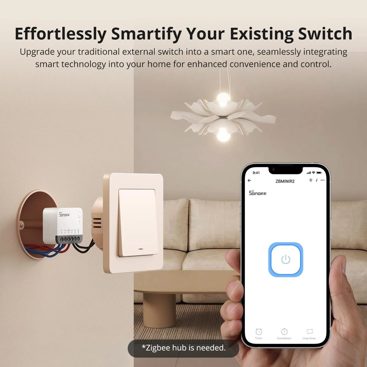 SONOFF ZBMINI Extreme Zigbee Smart Switch ZBMINIR2 - LINKO SMART TECHNOLOGY LIMITED