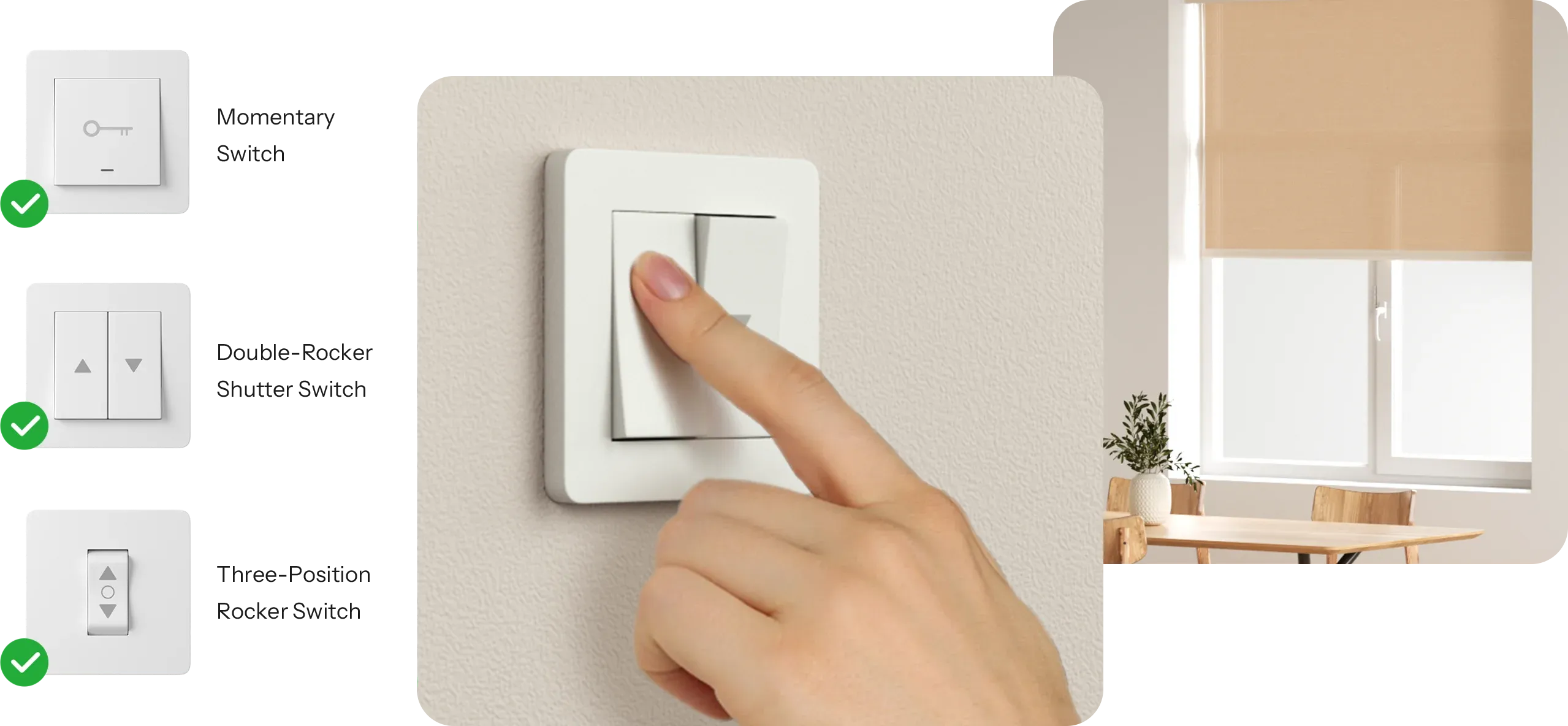 SONOFF Zigbee Smart Roller Shutter Switch MINI-ZBRBS