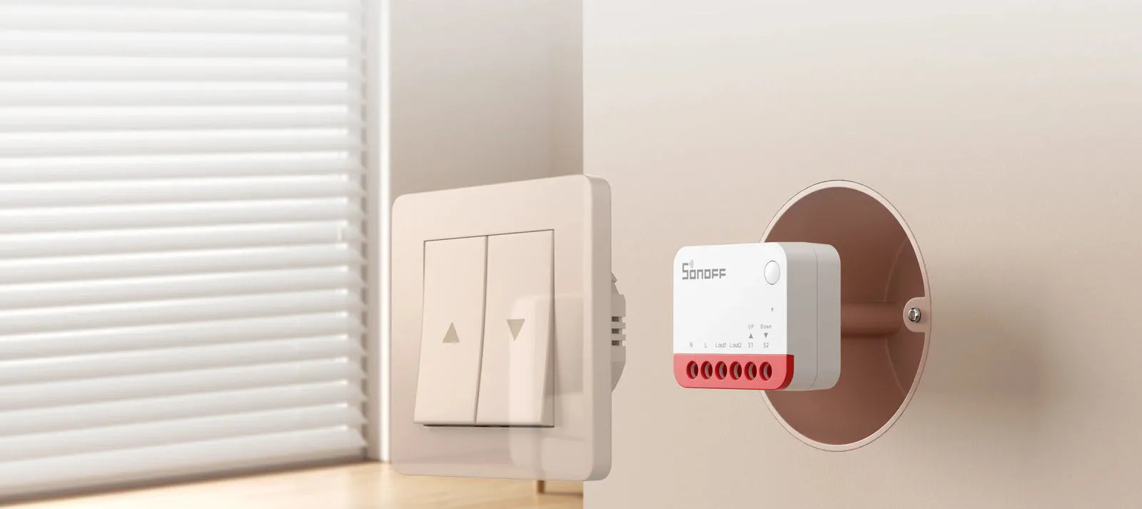 SONOFF Zigbee Smart Roller Shutter Switch MINI-ZBRBS