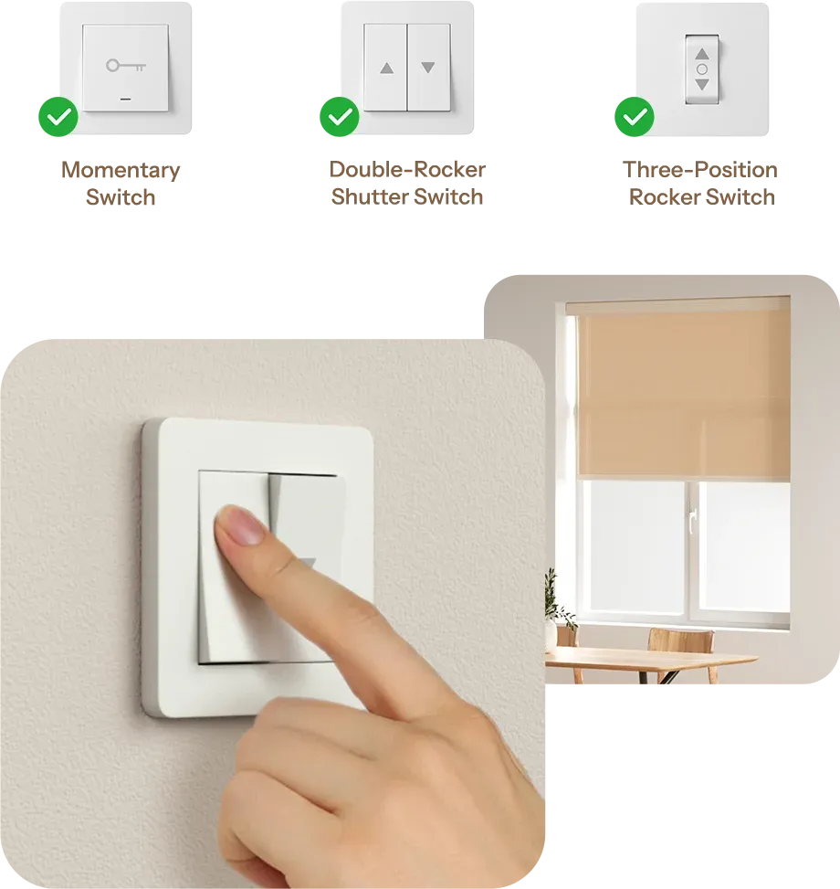SONOFF Zigbee Smart Roller Shutter Switch MINI-ZBRBS