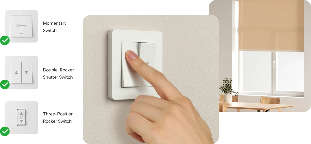 SONOFF Zigbee Smart Roller Shutter Switch MINI-ZBRBS - LINKO SMART TECHNOLOGY LIMITED