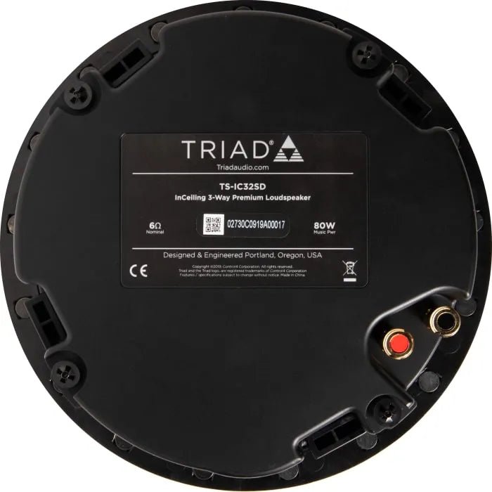 Triad Distributed Audio Series 2 In-Ceiling Speaker 3" TS-IC32SD - LINKO SMART TECHNOLOGY LIMITED
