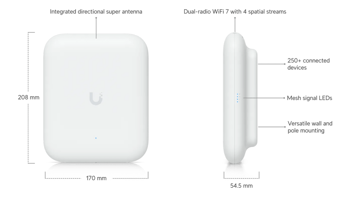 Ubiquiti U7 Outdoor 無線存取點 - LINKO SMART TECHNOLOGY LIMITED