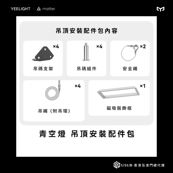 Yeelight Pro P21 Rooflight 青空燈 全光譜升級 連無線遙控 - LINKO SMART TECHNOLOGY LIMITED