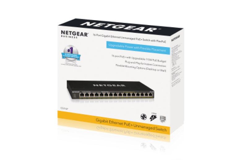 16 port Gigabit Unmanaged Switch w/ 16 PoE+ (115W) - LINKO SMART TECHNOLOGY LIMITED