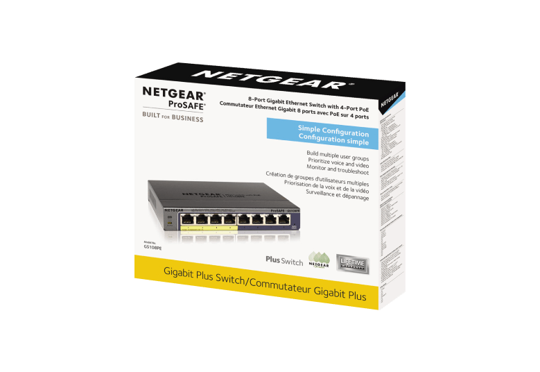 8 - port Gigabit Plus PoE Switch w/ 4 PoE (53W) - LINKO SMART TECHNOLOGY LIMITED