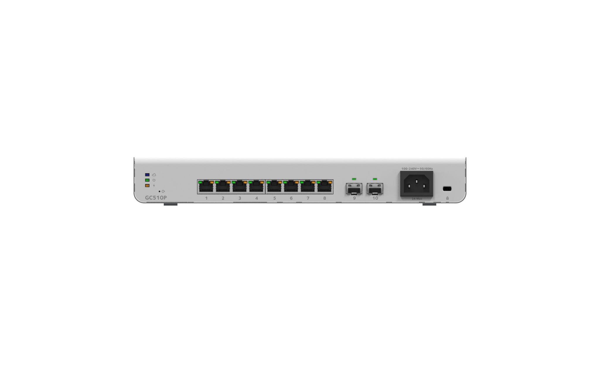 8 - port Gigabit PoE+ (130W) Insight Managed Smart Cloud Switch w/ 2 SFP, rackmount kit - LINKO SMART TECHNOLOGY LIMITED