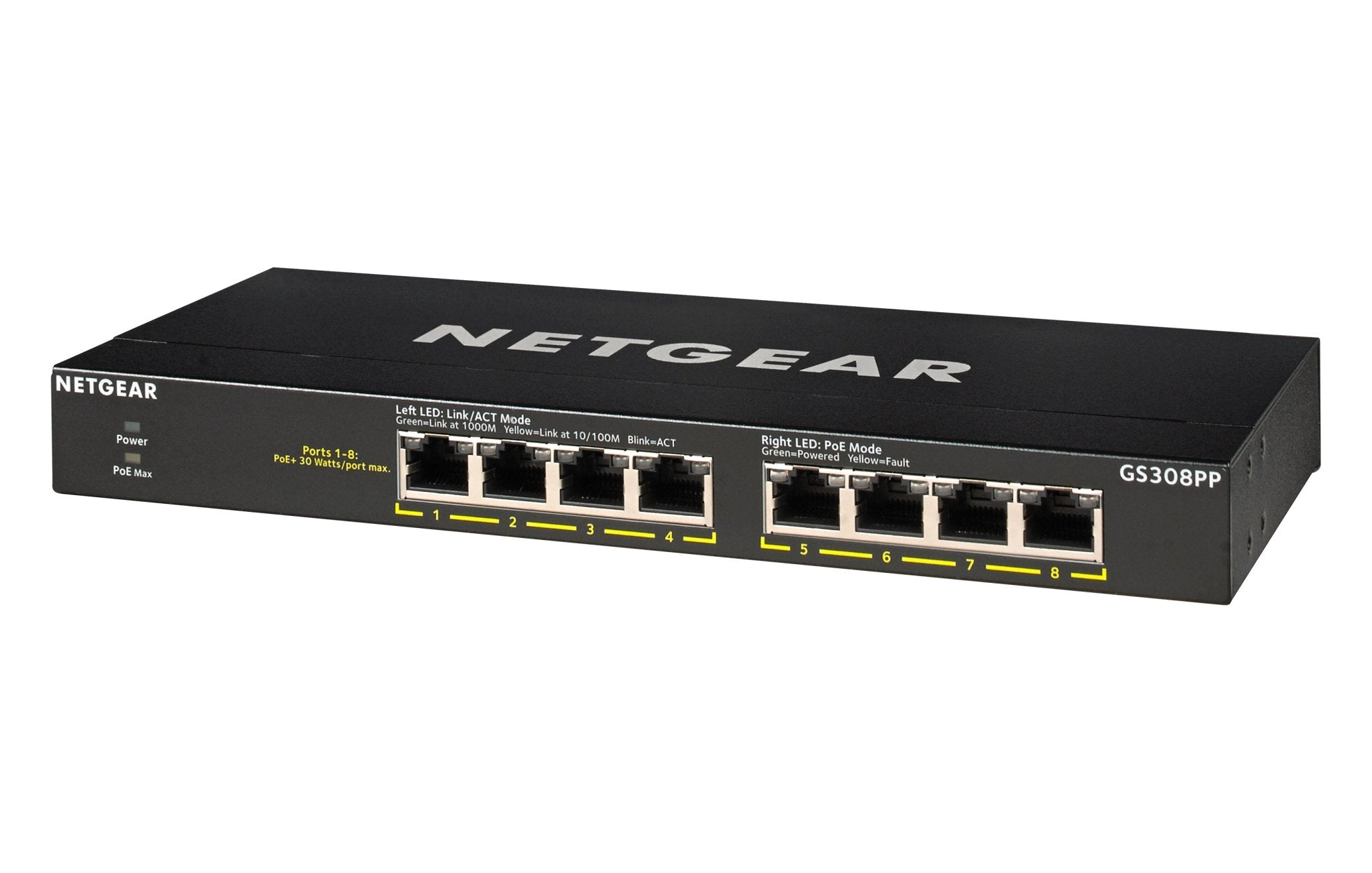 8 port Gigabit Unmanaged Switch w/ 8 PoE+ (83W), Metal, Fanless <DiffServ> - LINKO SMART TECHNOLOGY LIMITED