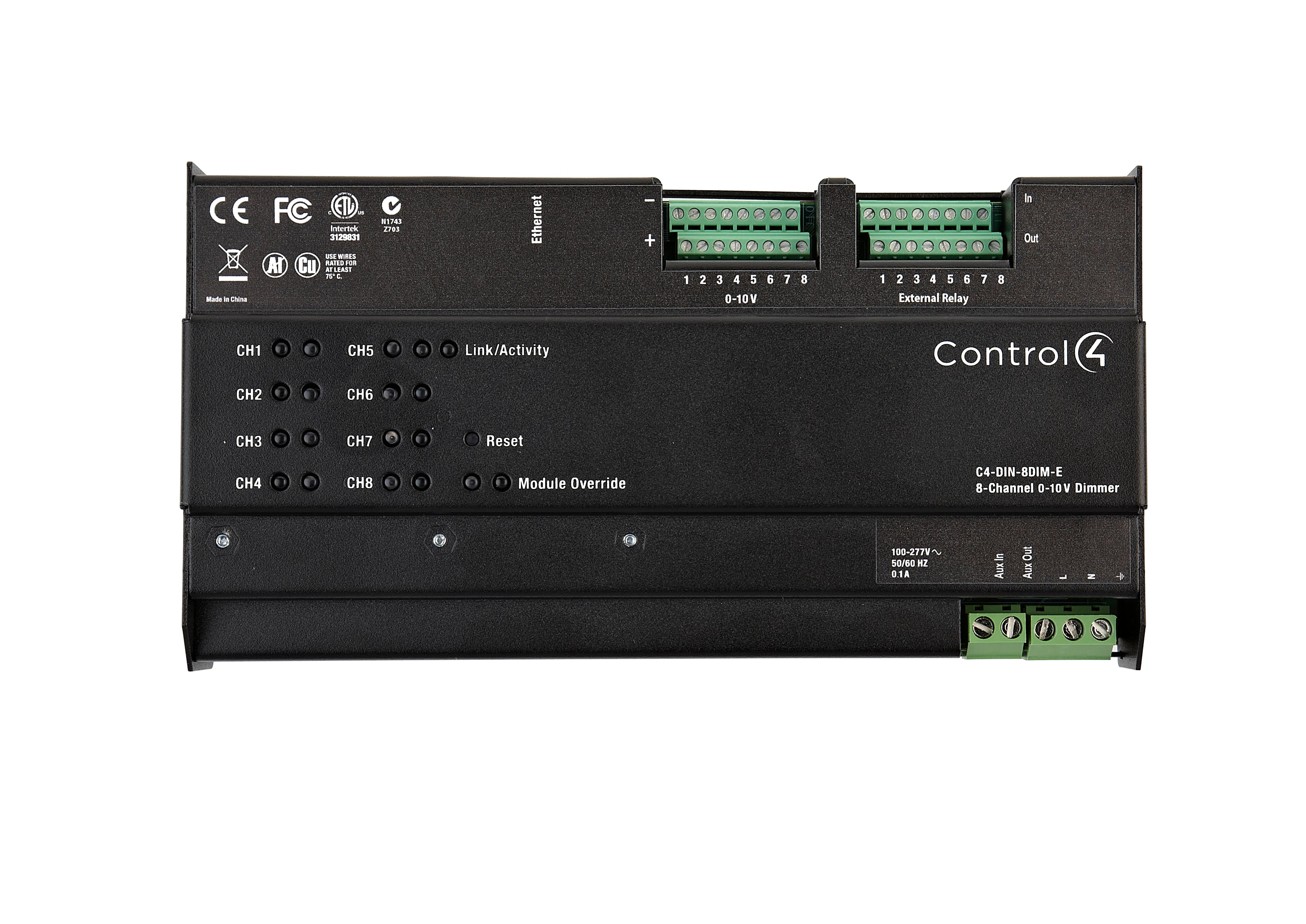8-Channel 0-10V Dimmer