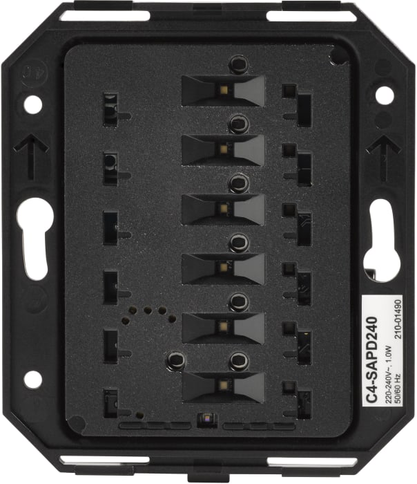 Square Wireless Adaptive Phase Dimmer, 240V (Neutral)