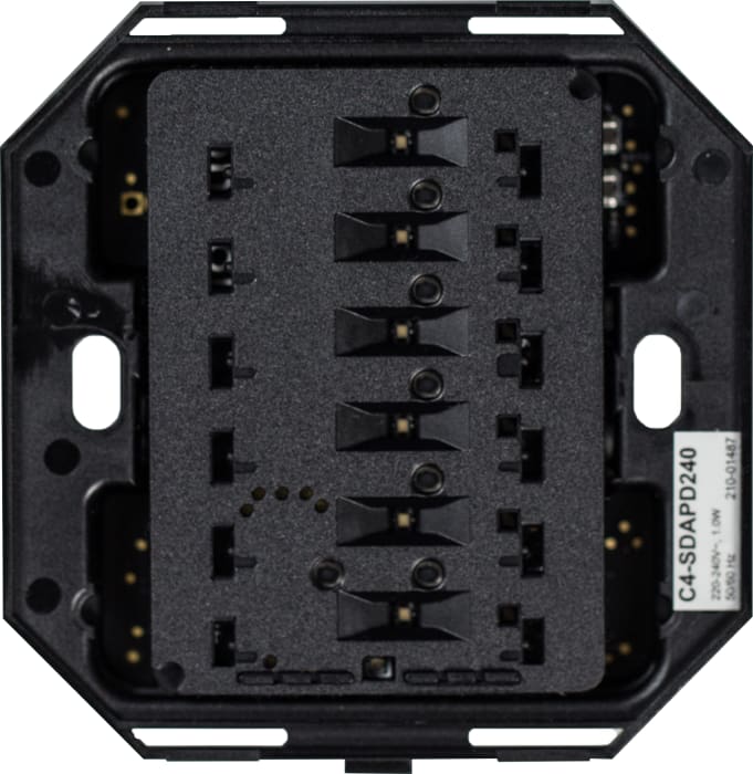 Square Dual Load Wireless Adaptive Phase Dimmer, 240V (Neutral)