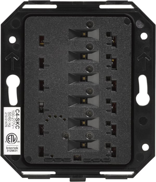 Square Wireless Configurable Keypad, 240V (Neutral)