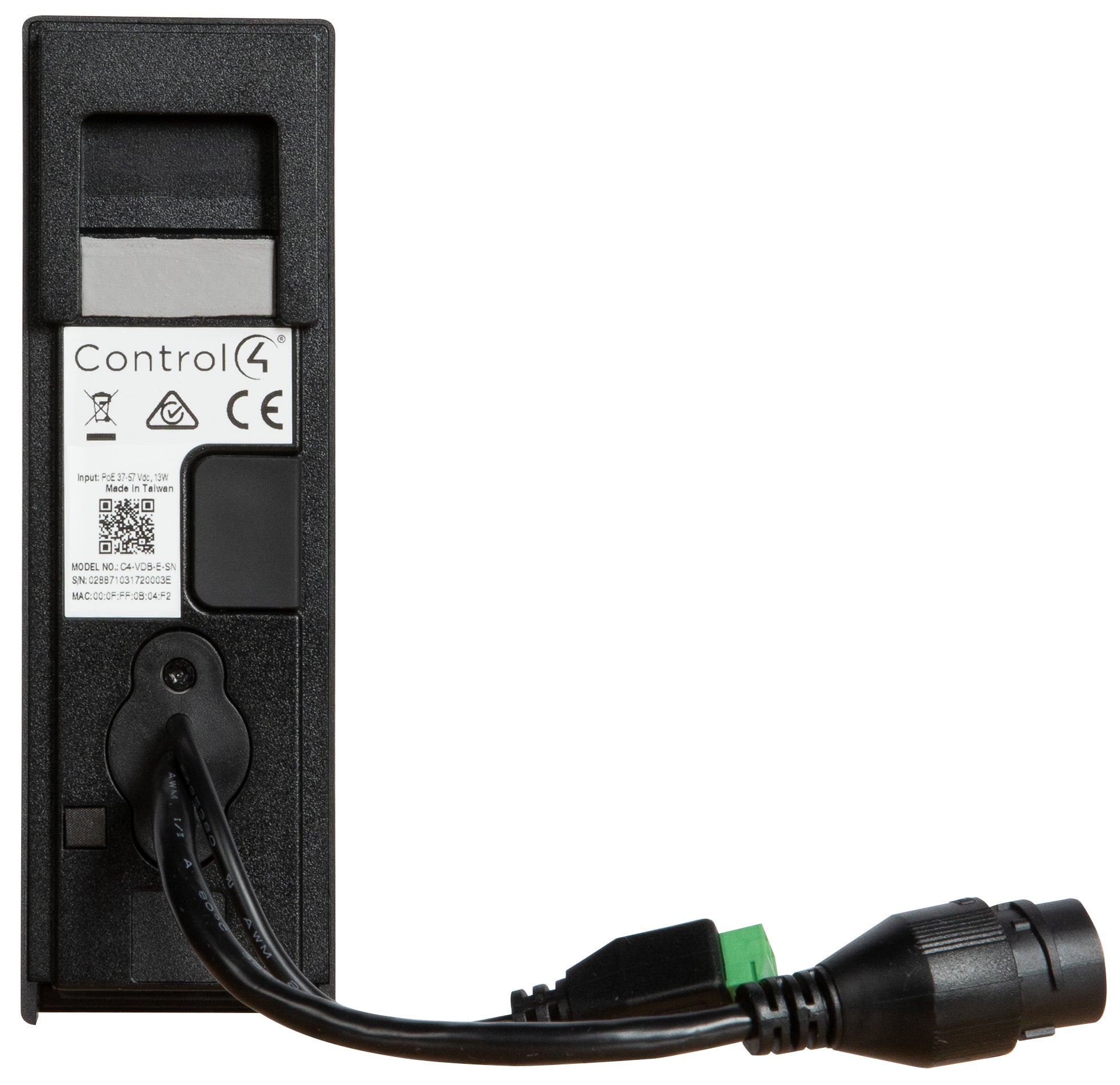 Control4 Chime Video Doorbell, PoE