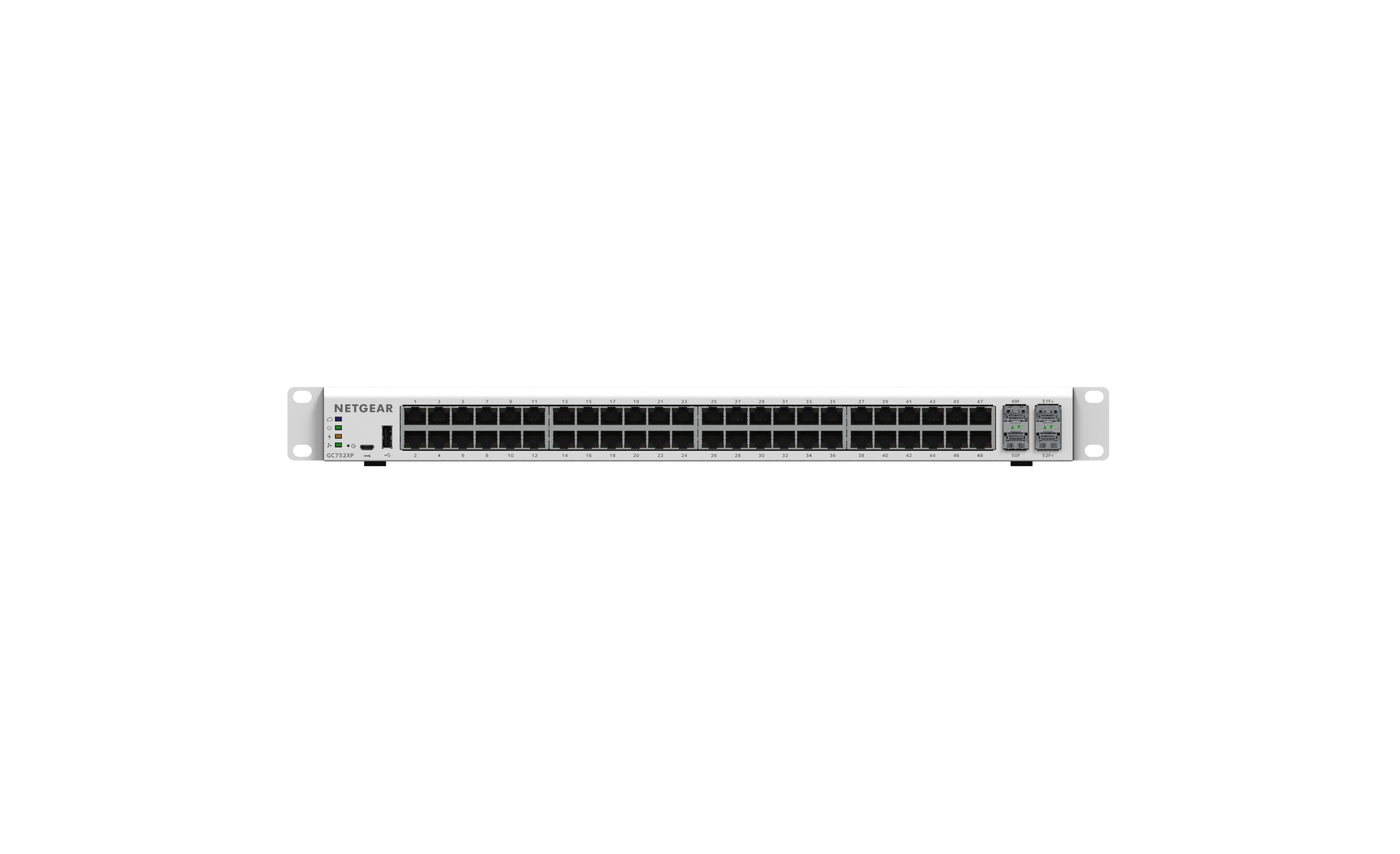 Insight Managed 48-Port Gigabit PoE+ (505W) Smart Cloud Switch with 2 SFP and 2 SFP+ Fiber Ports