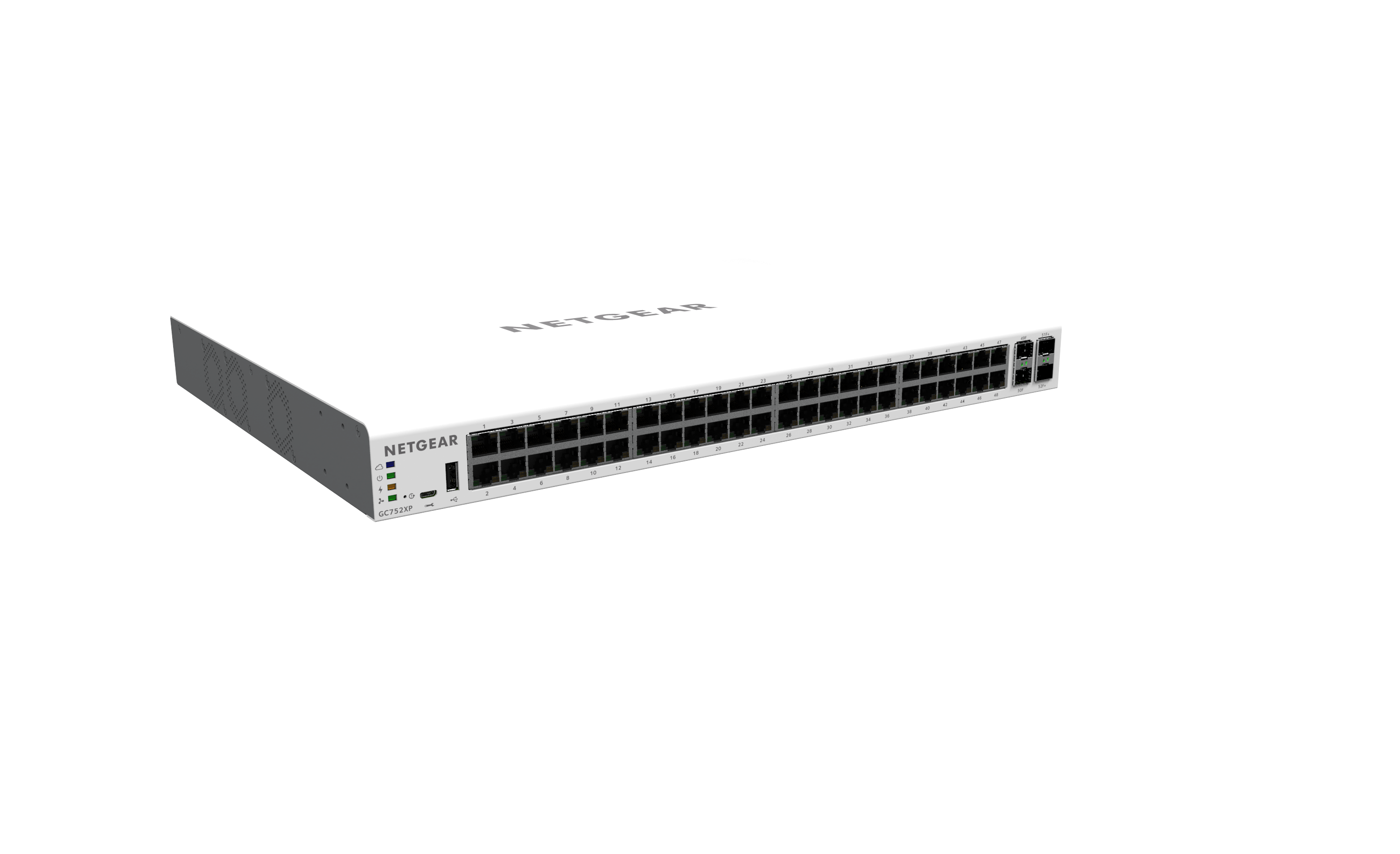 Insight Managed 48-Port Gigabit PoE+ (505W) Smart Cloud Switch with 2 SFP and 2 SFP+ Fiber Ports