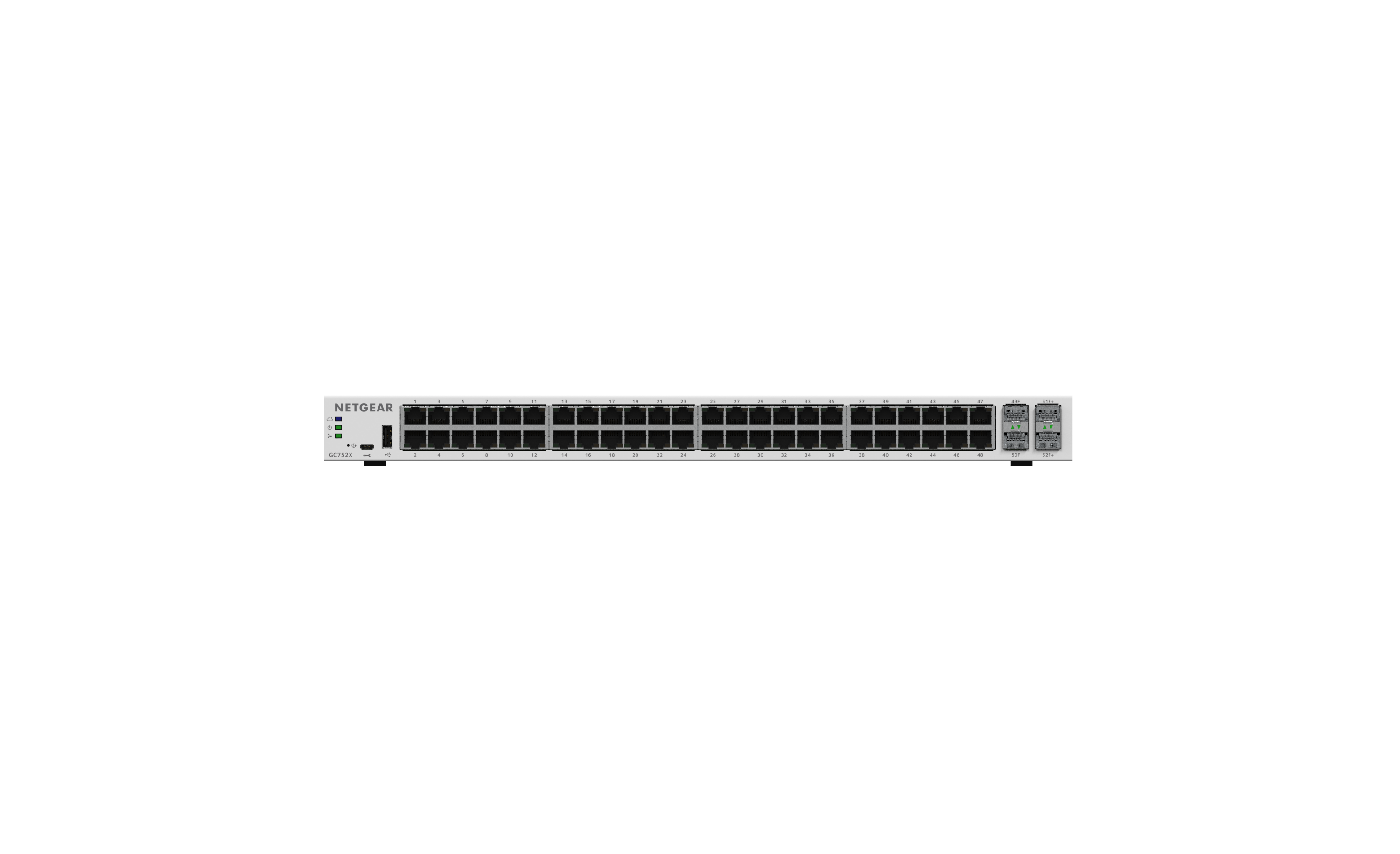 Insight Managed 48-Port Gigabit Smart Cloud Switch with 2 SFP and 2 SFP+ Fiber Ports