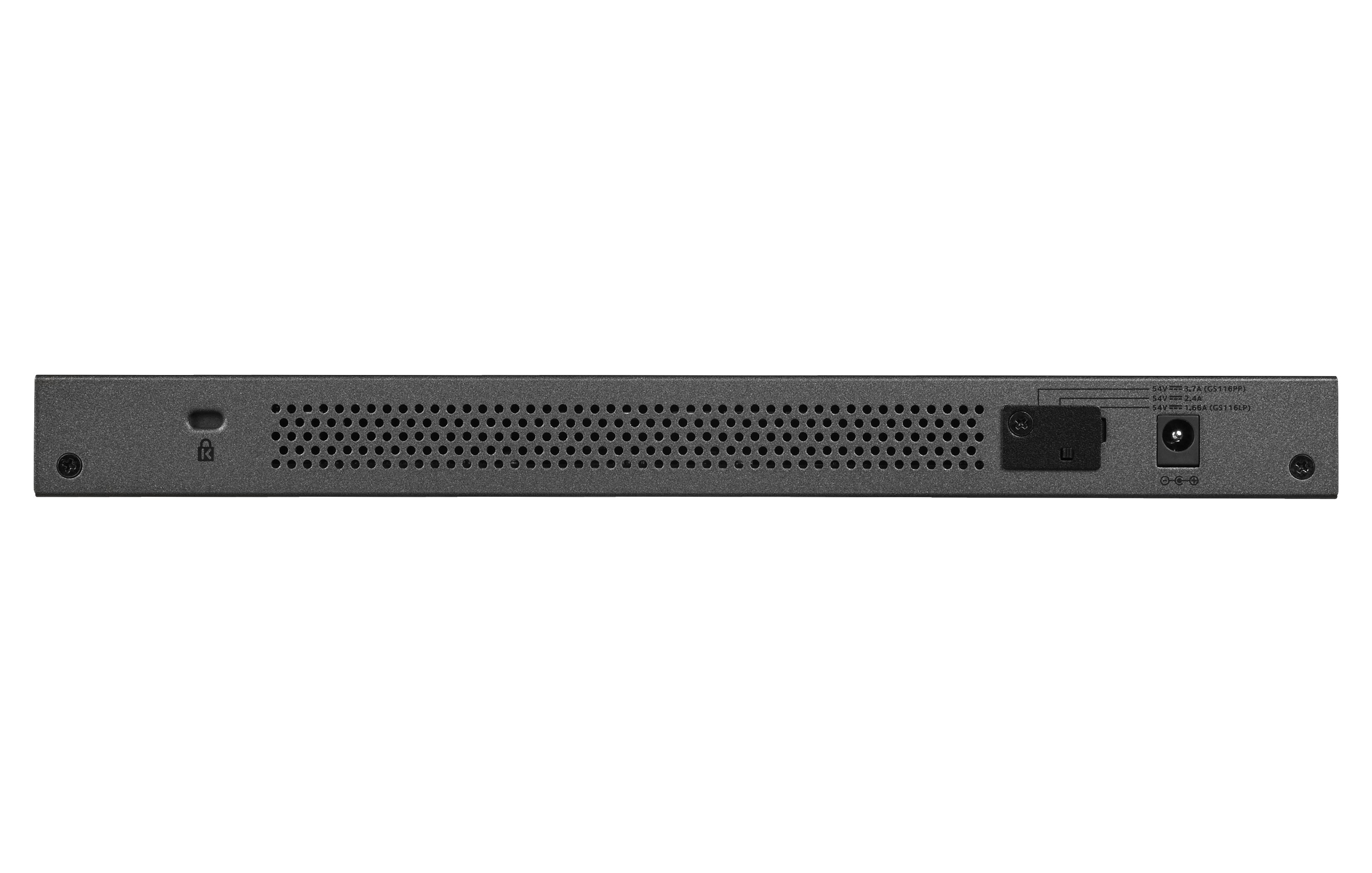 16 port Gigabit Unmanaged Switch w/ 16 PoE+ (76W), Metal, Fanless