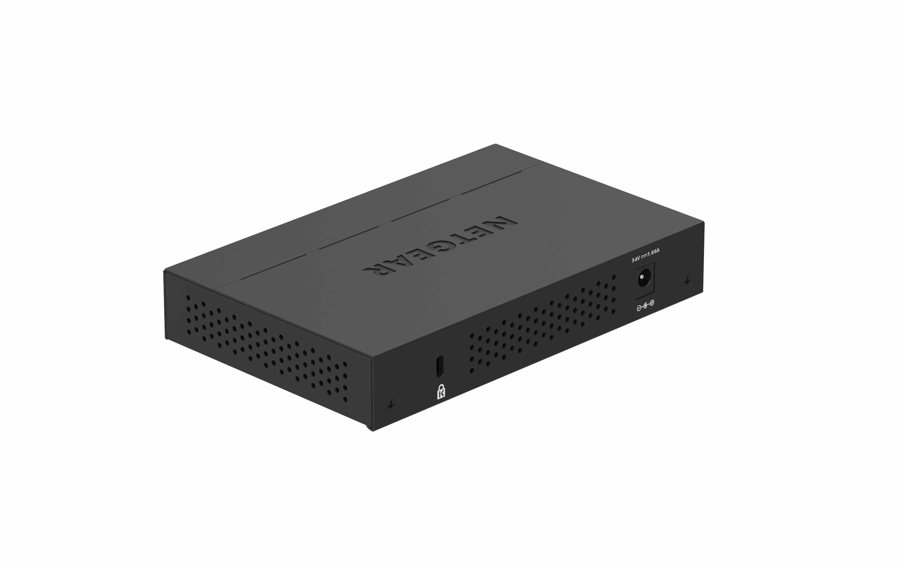 5-port Gigabit Unmanaged Switch w/4 PoE+ (83W), Metal, Fanless