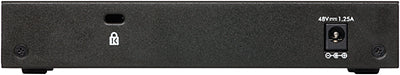 8 port Gigabit Unmanaged Switch w/ 4 PoE (53W), Metal, Fanless <802.1p QoS>