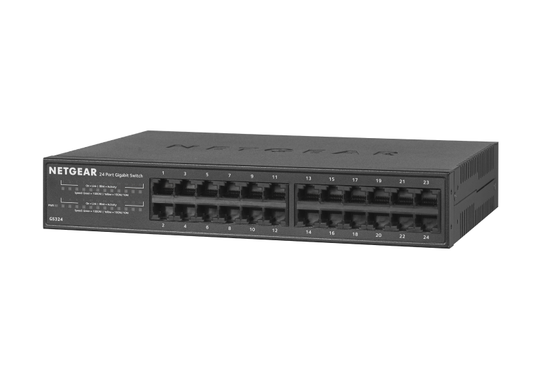 24 port Gigabit Unmanaged Switch (with Rack mount kit)