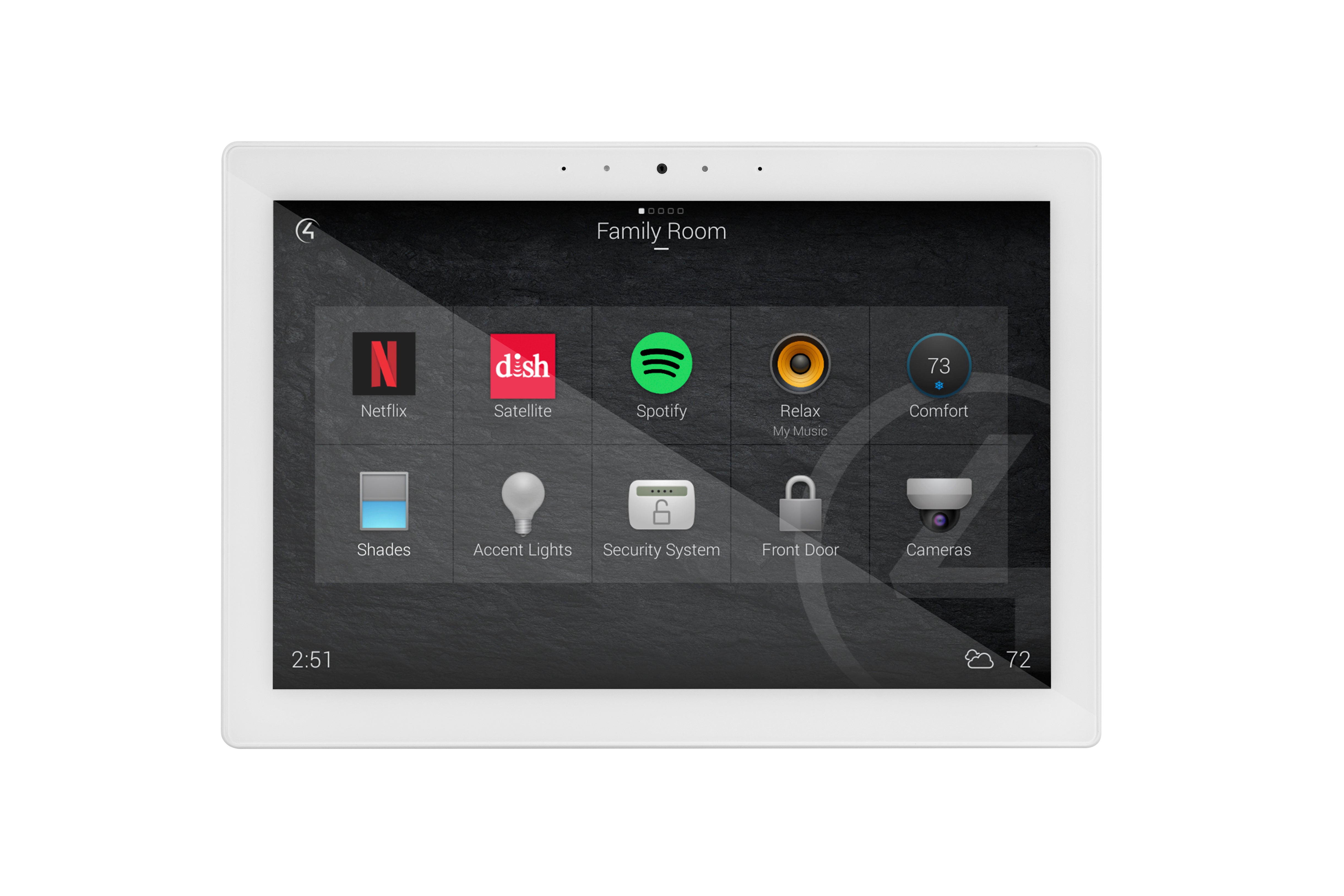 T4 Series 10” In-Wall Touchscreen