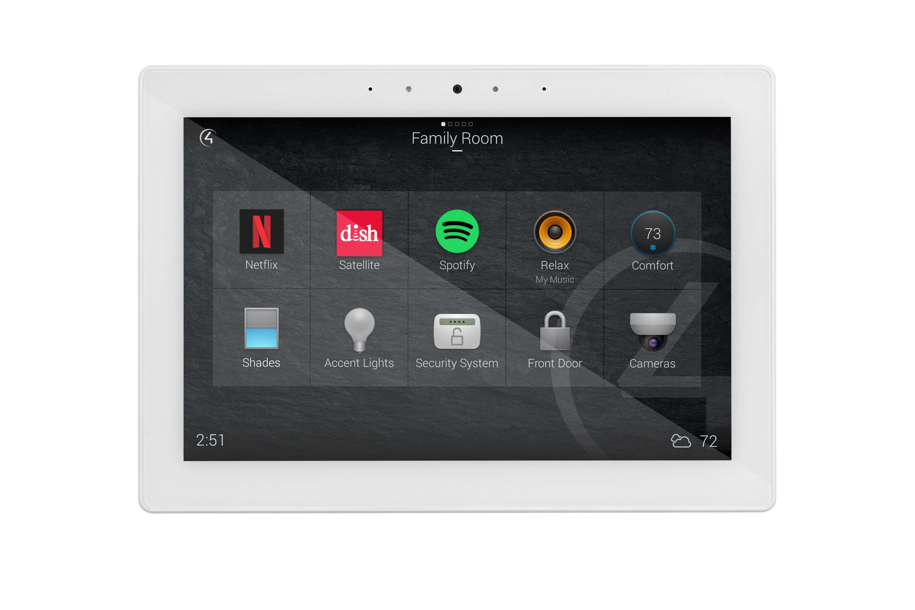 T4 Series 8” In-Wall Touchscreen