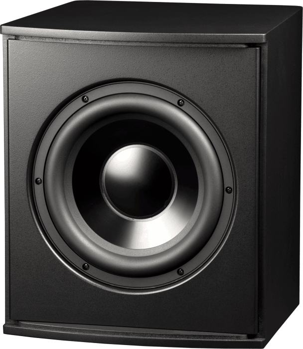 InRoom Bronze Sub with RackAmp 300 (4-ohm woofer enclosure painted finish)
